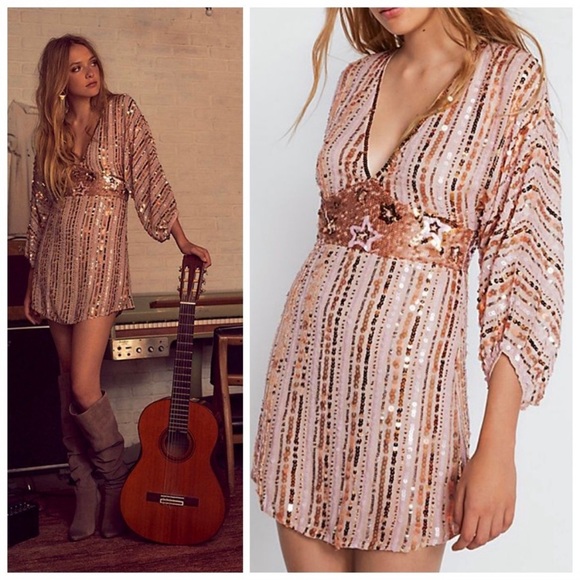 Free People Dresses & Skirts - Free People Celeste Sequin Dress / Free People Dress